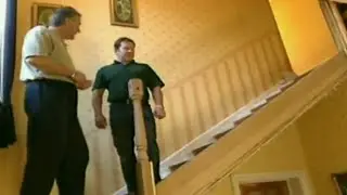 Staircase: Convert a very 70s looking staircase in an entrance hall to make it look a lot grander
