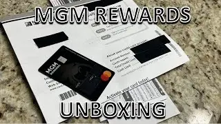 MGM Rewards MasterCard - Unboxing