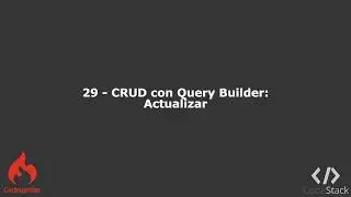 29 - CRUD con Query Builder: Actualizar [CodeIgniter 3 - PHP 7]