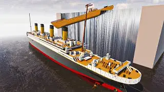 BOATS AND SHIPS FALLING ON TITANIC | TEARDOWN