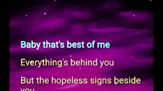 Best Of Me “Daniel Powter” (Lyrics) 🎶