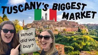 SIENA, ITALY 🇮🇹 Wednesday Market ~ Biggest Market in Tuscany