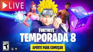 🔴FORTNITE COM AMIGOS - TEMPORADA 8
