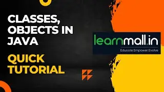 Learn CLASSES, OBJECTS in JAVA ( Beginner to Advanced Level Tutorial)
