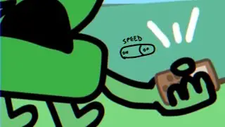 BFDI Mouth goes everywhere but the phone forgots his voice effect.