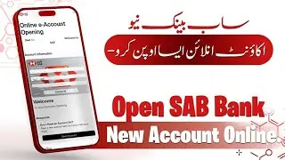 Sabb bank Account Opening Online | Sabb Bank Ka Account Kaise Banaye | Open Sabb Bank Account Online