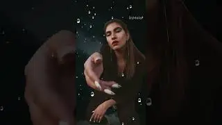 It takes only 1 sec to make this rain effect video🌧