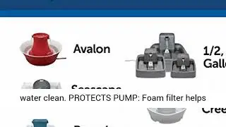 PetSafe Drinkwell Replacement Foam Filters Compatible