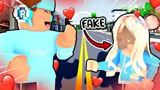 She Was PRETENDING To Be My GIRLFRIEND To DATE ME... (Brookhaven RP)