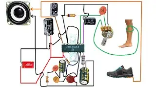 TBA 810 IC  Body Touch Detector Alarm System
