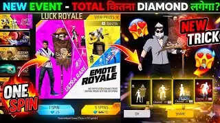 New Emote Royale Event Free Fire Spin,Total Kitna Diamond Lgega?🤩Free Fire New Event | Ff New Evevnt