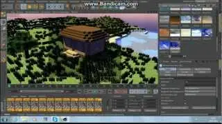 Туториал! Как импортировать мир из Minecraft  в Cinema 4D