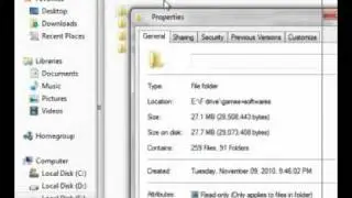 trick - invisible folder