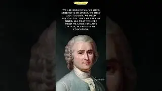 Best Jean-Jacques Rousseau Quotes #shorts #jeanjacquesrousseau