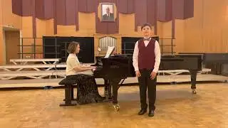 «Дивлюсь я на небо» и «Не ветер, вея с высоты» Н.Римский-Корсаков. Солист Алексей Розов, (12 лет)