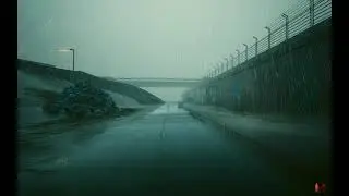 Cyberpunk 2077 - a walk in rain