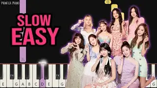 TWICE - LIKEY | SLOW EASY Piano Tutorial by Pianella Piano