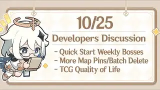 Developer Discussion - Weekly Bosses, Map Pins, Story Quests, TCG | Genshin Impact