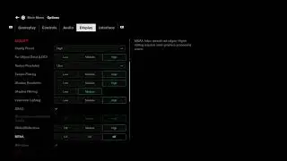 Control - PC Graphics Settings - Display tab