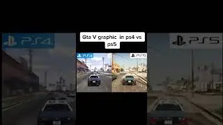 ГРАФИКА GTA 5 В PS4 VS PS5 4K / GTA 5 GRAPHIC IN PS4 VS PS 5 4К 