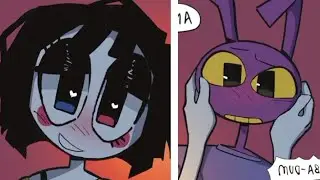 Pomni and Jax  Love ❤️ | Pomni x Jax  | The Amazing Digital Circus Comic Dub