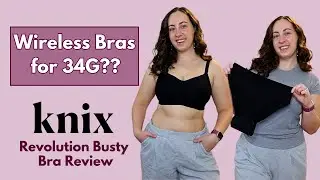 NEW Knix Revolution Busty Bra Review | New Wireless Bra for Large Chests