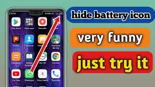 How to hide battery icon in MI phone|how to remove battery icon in Android