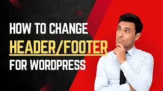 How to change header/footer in wordpress || Header and Footer changing | wordpress | zubi web tech