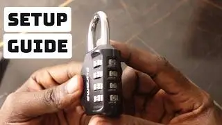 Puroma Combination Lock Setup Instructions