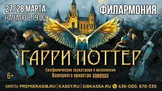 Концерт «Гарри Поттер. Оркестр Sonorus» 27/28 марта на сцене Иркутской филармонии