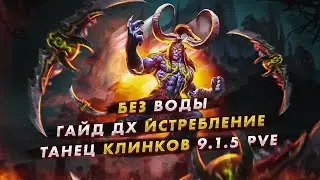 Без Воды. Гайд дх истребление танец клинков 9.1.5 PvE World of Warcraft // Shadowlands