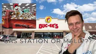 Russian Guy Reacts to Brits go to the Biggest Gas Station in America!!