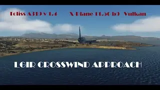 LGIR Crosswind Approach - Toliss A319 v1.4 - X Plane 11.50 b9 Vulkan
