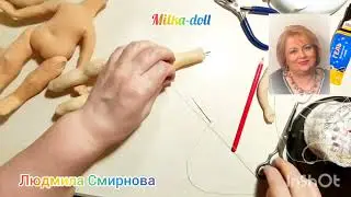 КАК НА ТЕЛЕ КУКЛЫ СДЕЛАТЬ УТЯЖКУ ПОПЫ И ПУПКА И ОБОЗНАЧИТЬ ГРУДЬ 