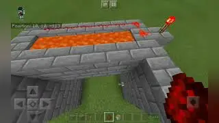 2 simple ways to make a lava door in Minecraft