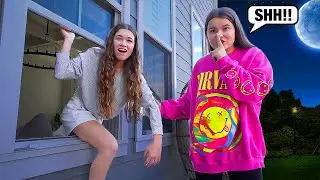 SNEAKING Out On A SCHOOL NIGHT!! *gone wrong*