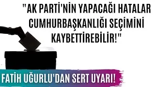 Fatih Uğurlu'dan Sert Uyarı!