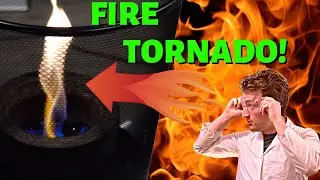 Can we make a horrible trash can fire? (Fire science)