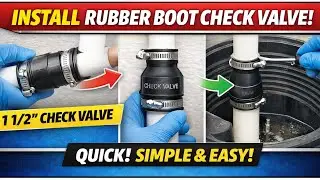 💦 How To Install Check Valve For Sump Pump