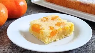 Buttermilchkuchen mit Mandarinen / Saftig, Fruchtig & Schnell Gebacken!