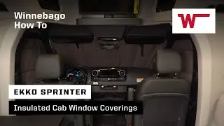 Winnebago EKKO Sprinter Cab Window Coverings