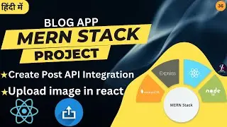 #36 API Integration for Create Post using React Redux | React Redux API Integration | MERN Stack