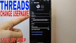 ✅  How To Change Username On Threads 🔴