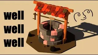 Low Poly Well | Project #4 | My Blender Journey