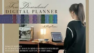📝 2024-2025 Digital Planner with Hyperlinks | Free Template | GoodNotes on iPad