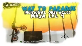 Trials Evolution - 'Way to Paradise' Individual obstacles (Ninja lvl 4)