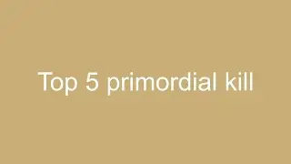 Top 5 primordial.dev kill