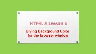 How to give background color in html