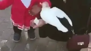 весёлая девочка