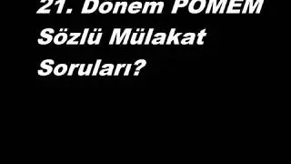21 Dönem Polis Mülakat